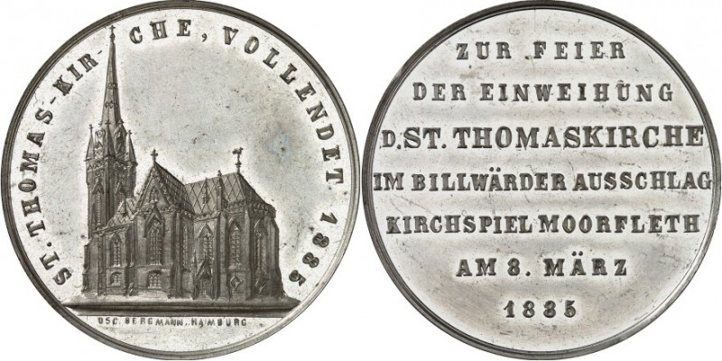 ARCHITEKTUR. 
DOME, MÜNSTER, KIRCHEN, KAPELLEN. 
HAMBURG. St. Thomas-Kirche. M...
