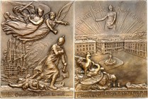 ARCHITEKTUR. 
DOME, MÜNSTER, KIRCHEN, KAPELLEN. 
REIMS. Kathedrale. Medaille o.J. (v. H. Dropsy) a.d. Zerstörung der Kathedrale im Ersten Weltkrieg....