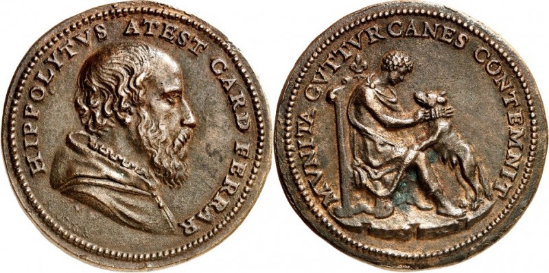 KUNSTMEDAILLEN. 
RENAISSANCE. 
POGGINI, Domenico *1520 +1590. Medaille o.J. (1...