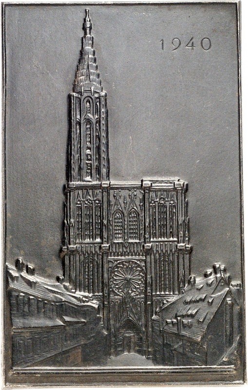 KUNSTMEDAILLEN. 
EISENKUNSTGUSS. 
Lauchhammerwerk. Eins. Plakette 1940 (sign. ...