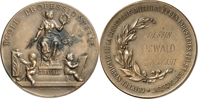 MEDAILLEURE des XIX. bis XXI. Jh.. 
DEUTSCHLAND vor 1933. 
KELTZ, Charles Albe...