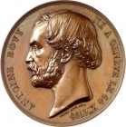 MEDAILLEURE des XIX. bis XXI. Jh.. 
SCHWEIZ. 
BOVY, Hugues *1841 Genf +1903 Hermance (bei Genf). Medaille 1864 a. d. 70. Geburtstag von Antoine Bovy...