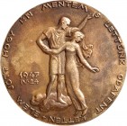 MEDAILLEURE des XIX. bis XXI. Jh.. 
UNGARN. 
REMENYI, József *1887 Kaschau (Kassa) +1977 Budapest. Medaille 1947 zum 24.&nbsp;April. Auf Wolke Schwe...