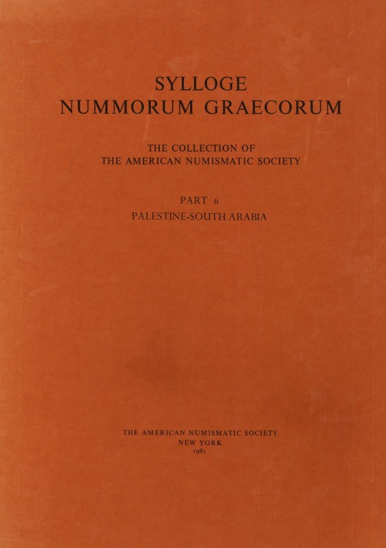 ANTIKE. 
SYLLOGE NUMMORUM GRAECORUM (SNG). 
AMERICAN NUMISMATIC SOCIETY, COLLE...