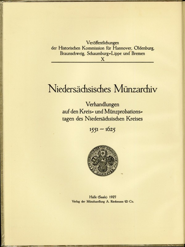 DEUTSCHE GEBIETE / NEUZEIT. 
Niedersachsen. 
BAHRFELDT, M. v. Niedersächsische...