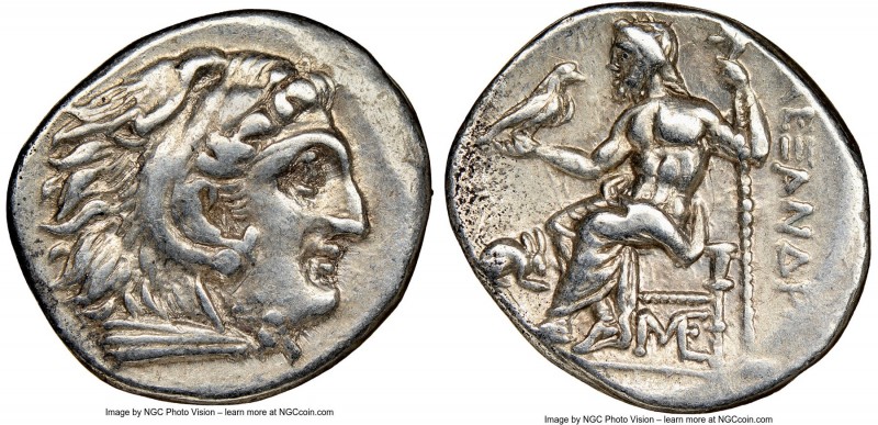 MACEDONIAN KINGDOM. Alexander III the Great (336-323 BC). AR drachm. (18mm, 6h)....