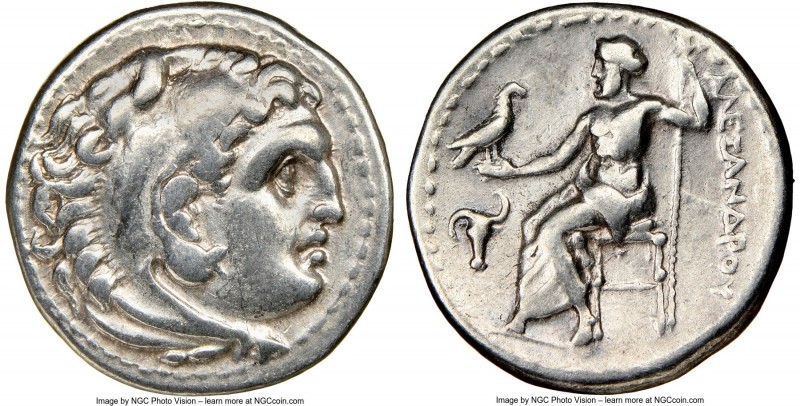 MACEDONIAN KINGDOM. Alexander III the Great (336-323 BC). AR drachm (17mm, 6h). ...