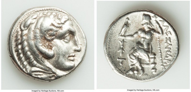 PAEONIAN KINGDOM. Audoleon (ca. 315-286 BC). AR tetradrachm (26mm, 17.08 gm, 6h)...