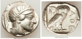 ATTICA. Athens. Ca. 440-404 BC. AR tetradrachm (24mm, 17.16 gm, 11h). Choice XF. Mid-mass coinage issue. Head of Athena right, wearing crested Attic h...