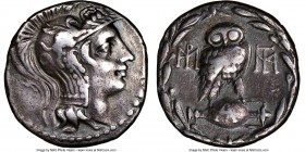 ATTICA. Athens. Ca. 2nd-1st centuries BC. AR tetradrachm (28mm, 16.02 gm, 11h). NGC VF 5/5 - 3/5, light scratches. New Style coinage, Roman occupation...