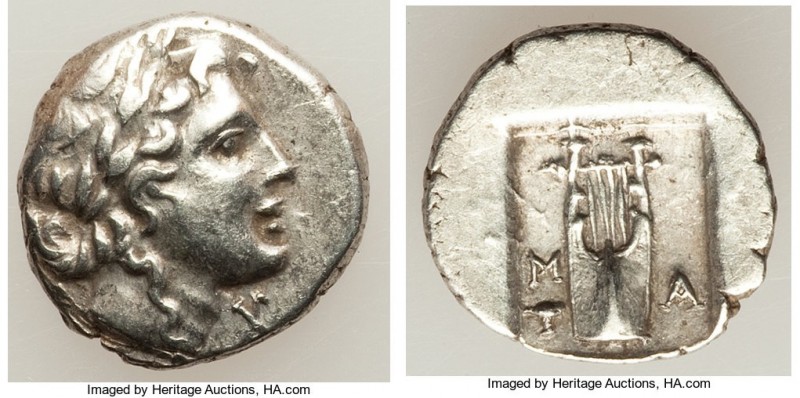 LYCIAN LEAGUE. Masicytes. Ca. 48-20 BC. AR hemidrachm (14mm, 1.97 gm, 1h). AU. S...