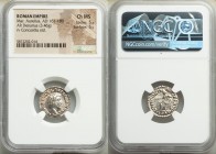 Marcus Aurelius, as Augustus (AD 161-180). AR denarius (18mm, 3.46 gm, 12h). NGC Choice MS 5/5 - 5/5. Rome, AD 162. IMP M AVREL ANTONINVS AVG, laureat...