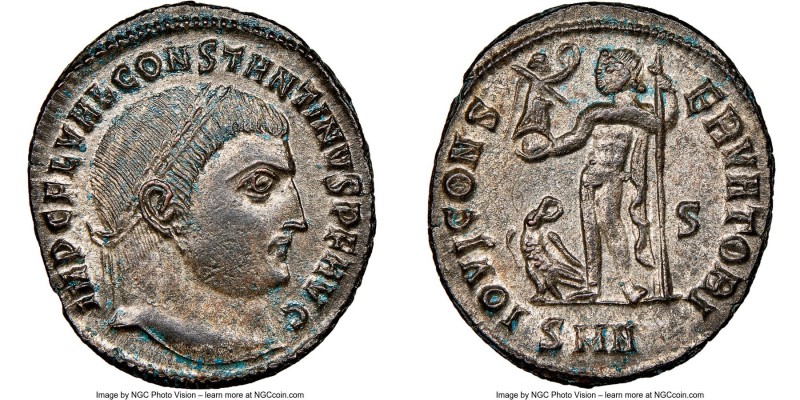Constantine I the Great (AD 307-337). AE3 or BI nummus (21mm, 3.04 gm, 6h). NGC ...