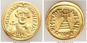 Constans II Pogonatus (AD 641-668). AV solidus (21mm, 4.42 gm, 5h). About XF. Constantinople, 9th officina. d N CONStAN-tINЧS PP AV, bust of Constans ...