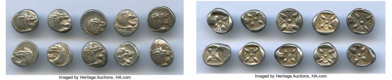 ANCIENT LOTS. Greek. Ionia. Miletus. Ca. late 6th-5th centuries BC. Lot of ten (...