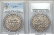 João Prince Regent 960 Reis 1817-R MS63 PCGS, Rio de Janeiro mint, KM307.3. 

HID09801242017

© 2020 Heritage Auctions | All Rights Reserved