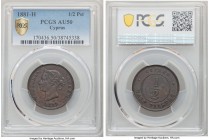 British Colony. Victoria 1/2 Piastre 1881-H AU50 PCGS, Heaton mint, KM2.

HID09801242017

© 2020 Heritage Auctions | All Rights Reserved