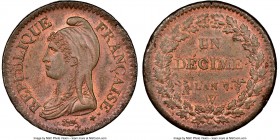 Republic Decime L'An 7 (1798/1799)-W MS63 Brown NGC, Lille mint, KM645.9. 

HID09801242017

© 2020 Heritage Auctions | All Rights Reserved