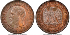 Napoleon III 2 Centimes 1856-A MS64 Brown NGC, Paris mint, KM776.1. 

HID09801242017

© 2020 Heritage Auctions | All Rights Reserved