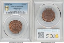 British India. East India Company 1/4 Anna 1858-(w) MS64 Red and Brown PCGS, Birmingham mint, KM463.1, S&W-3.78.

HID09801242017

© 2020 Heritage ...