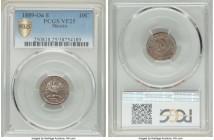 Republic 10 Centavos 1889 Oa-E VF25 PCGS, Oaxaca mint, KM403.8. 

HID09801242017

© 2020 Heritage Auctions | All Rights Reserved