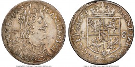 Johann Casimir 18 Groszy (1/4 Taler) 1653-MW AU55 NGC, Fraustadt mint, KM88.1. 

HID09801242017

© 2020 Heritage Auctions | All Rights Reserved