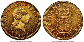 Charles III gold 1/2 Escudo 1760 S-JV MS62 NGC, Seville mint, KM389.2. 

HID09801242017

© 2020 Heritage Auctions | All Rights Reserved