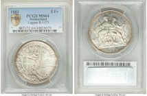Confederation "Lugano Shooting Festival" 5 Francs 1883 MS64 PCGS, KM-XS16, R-1373. 

HID09801242017

© 2020 Heritage Auctions | All Rights Reserve...
