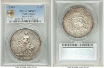 Confederation "Bern Shooting Festival" 5 Francs 1885 MS63 PCGS, KM-XS17, R-193. 

HID09801242017

© 2020 Heritage Auctions | All Rights Reserved