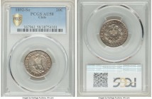 4-Piece Lot of Certified Assorted Issues PCGS, 1) Chile: Republic 20 Centavos 1892-So - AU58, Santiago mint 2) Chile: Republic 20 Centavos 1893-So - M...