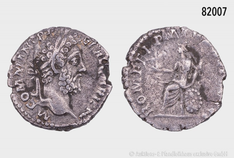Römische Kaiserzeit, Commodus (180-192), Denar, 190/191, Rom. Vs. M COMM ANT P P...