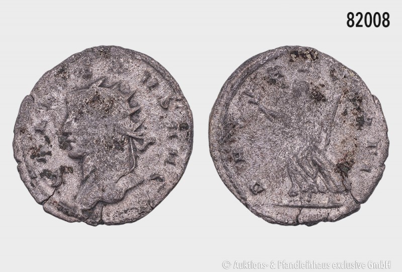 Römische Kaiserzeit, Gallienus (253-268), Antoninian, 260/261, Mailand, 3. Emiss...