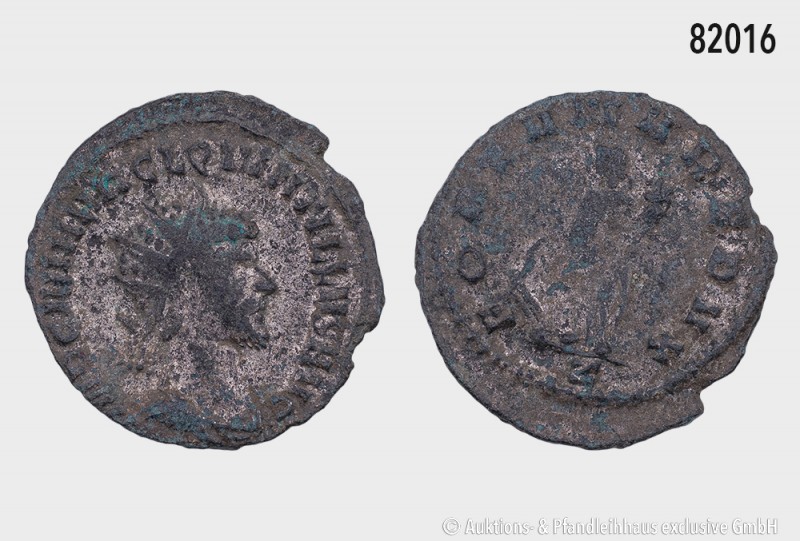 Römische Kaiserzeit, Quintillus (270), Antoninian, Rom. Vs. IMP C M AVR CL QVINT...