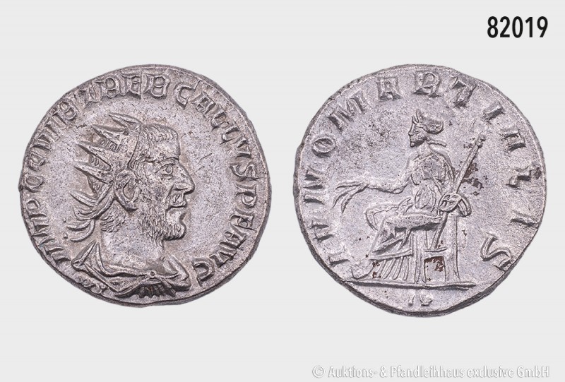 Römische Kaiserzeit, Trebonianus Gallus (251-253), Antoninian, Antiochia. Vs. IM...
