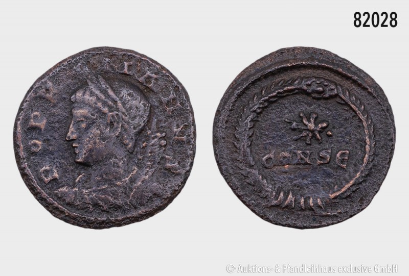 Römische Kaiserzeit, Constantin I. (307-337), Festprägung anlässlich der Gründun...