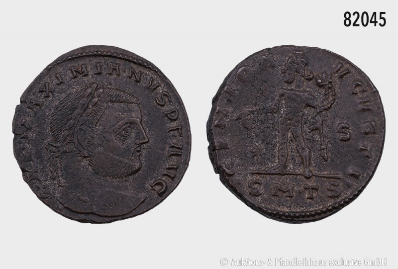 Römische Kaiserzeit, Galerius (Augustus 305-311), Follis, ca. 308-310, Thessalon...