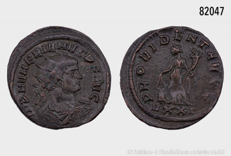 Römische Kaiserzeit, Numerian (Augustus 283-284), Antoninian, Ticinum. Vs. IMP N...