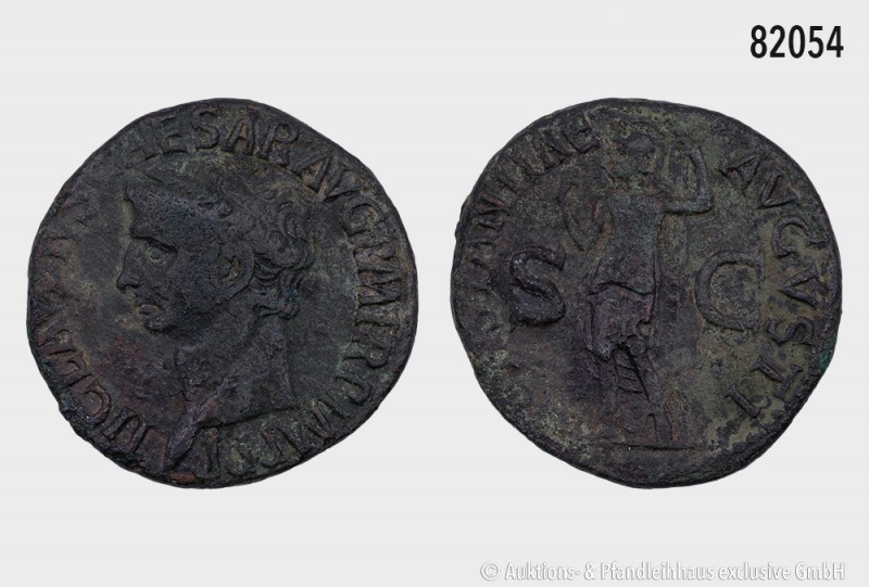 Römische Kaiserzeit, Claudius (41-54), As, Rom. Vs. TI CLAVDIVS CAESAR AVG P M T...