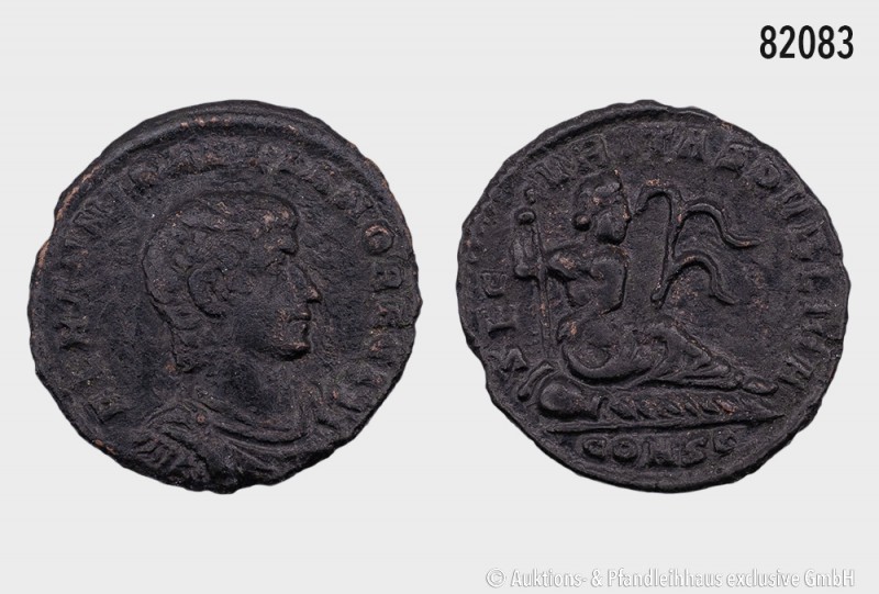 Römische Kaiserzeit, Hannibalianus (Rex Regum 335-337), Follis, Constantinopel. ...
