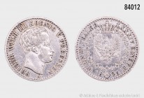 Preußen, Friedrich Wilhelm III. (1797-1840), 1/6 Taler (5 Groschen) 1823 A. 4,92 g; 22 mm. AKS 26; Olding 185. Kleine Kratzer, sehr schön.