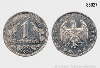 Drittes Reich, Konv. von zwei 1-Reichsmark-Münzen, bestehend aus: 1 Reichsmark 1934 D und J. AKS 36; Jaeger 354.