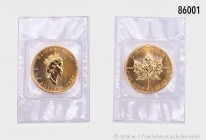 Kanada, 50 Dollars 1997, 1 Unze 999,9 Feingold, 31 mm. Original verschweißt, PP.