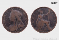 Großbritannien, Victoria (1837-1901), One Penny 1898. 9,12 g; 30 mm. KM 790. Sehr schön.