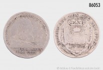 Österreich-Ungarn, Maria Theresia (1740-1780), 15 Kreuzer 1776, Wien, für Galizien. Vs. Brustbild mit Schleier nach rechts, darunter gekreuzter Palm- ...