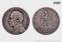 Deutsches Kaiserreich, Großherzogtum Baden, Friedrich II. (1907-1918), Silberne Schützenmedaille 1914, von Rückert/Mainz, auf das 27. Verbandsschießen...