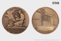 Frankreich, Bronzemedaille o. J. (ca. 1960), von H. Dropsy, der französischen Nationalgesellschaft für Energie. 73,35 g; 55 mm. Vorzüglich.