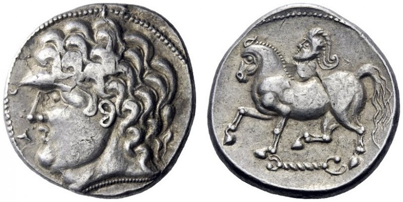  Celtic Coins   Uncertain tribe (Central Europe)  Tetradrachm imitating Philip I...