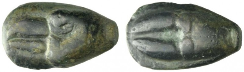 Greek Coins   Sicily, Agrigentum  Uncia circa 440-420, Æ 3.86 g. Eagle head l. ...