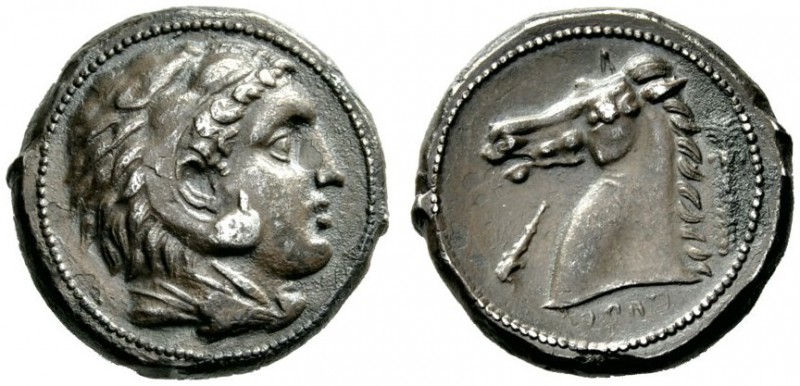  Greek Coins   The Carthaginians in Sicily  Tetradrachm, “mint of the Camp” circ...