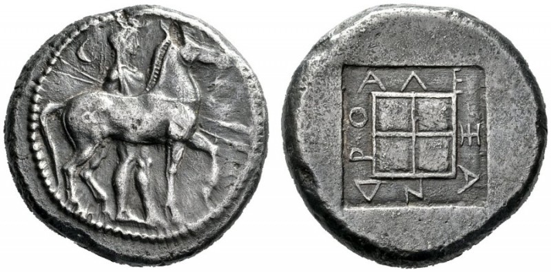  Greek Coins   Kings of Macedonia, Alexander I 498 – 454  Octodrachm circa 476-4...